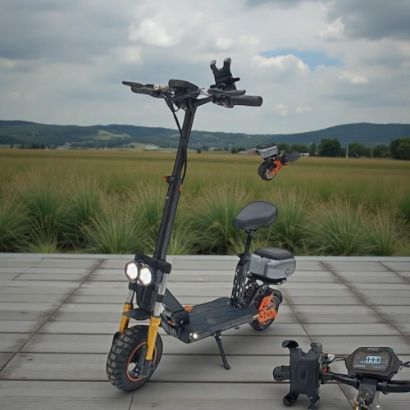 صورة سكوتر كهربائي بمقعد 1000 واط ببطارية 48 فولت ولمسافة 40 كم